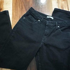 Riders Relaxed Fit Straight Leg Black Jeans